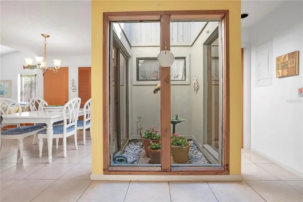 a view of dining room and livingroom view