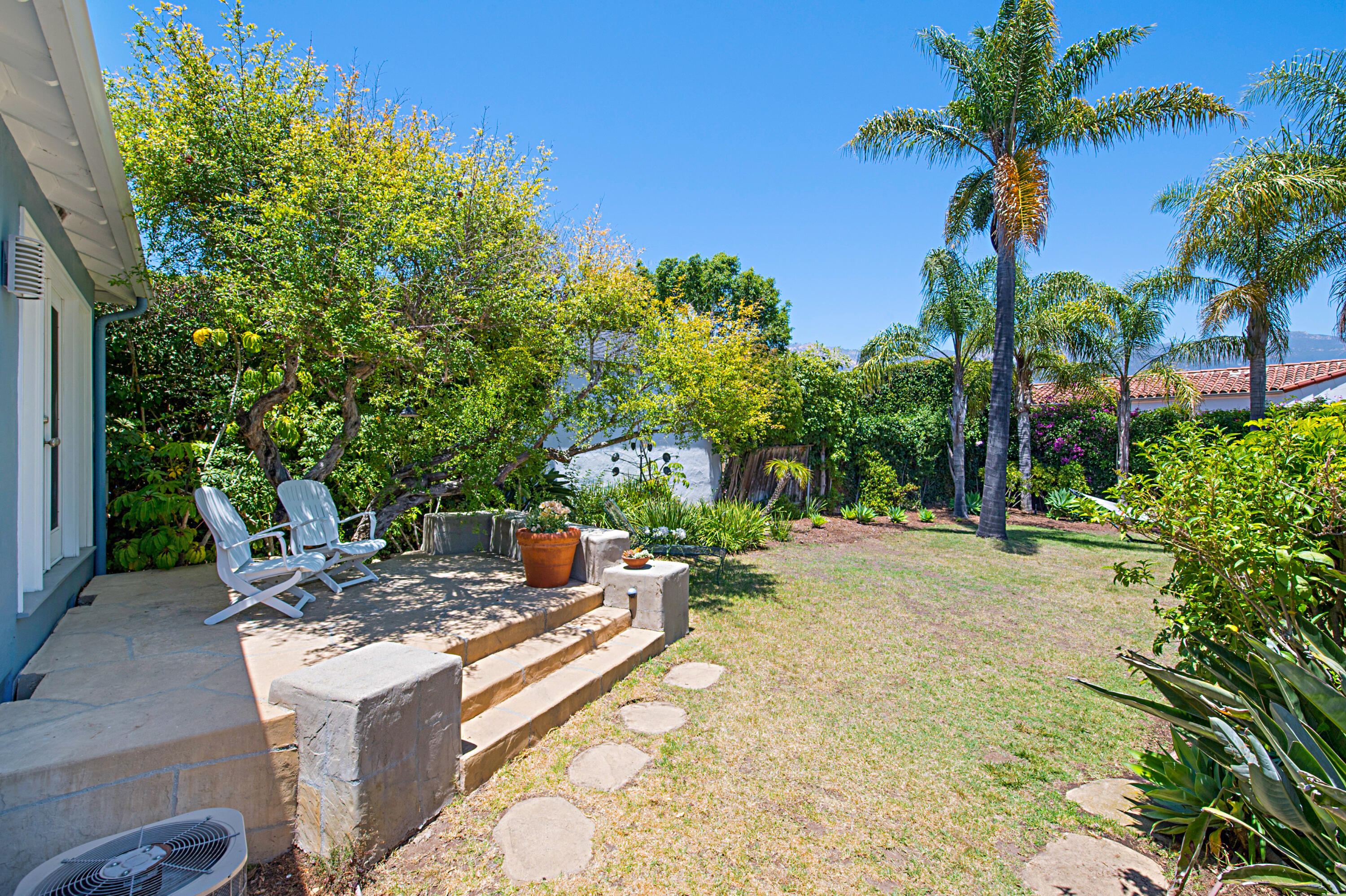 2932 Serena Road Santa Barbara, CA 93105 - Photo 22 of 26 Stamped Flagstone Patio Off Bedroom #1