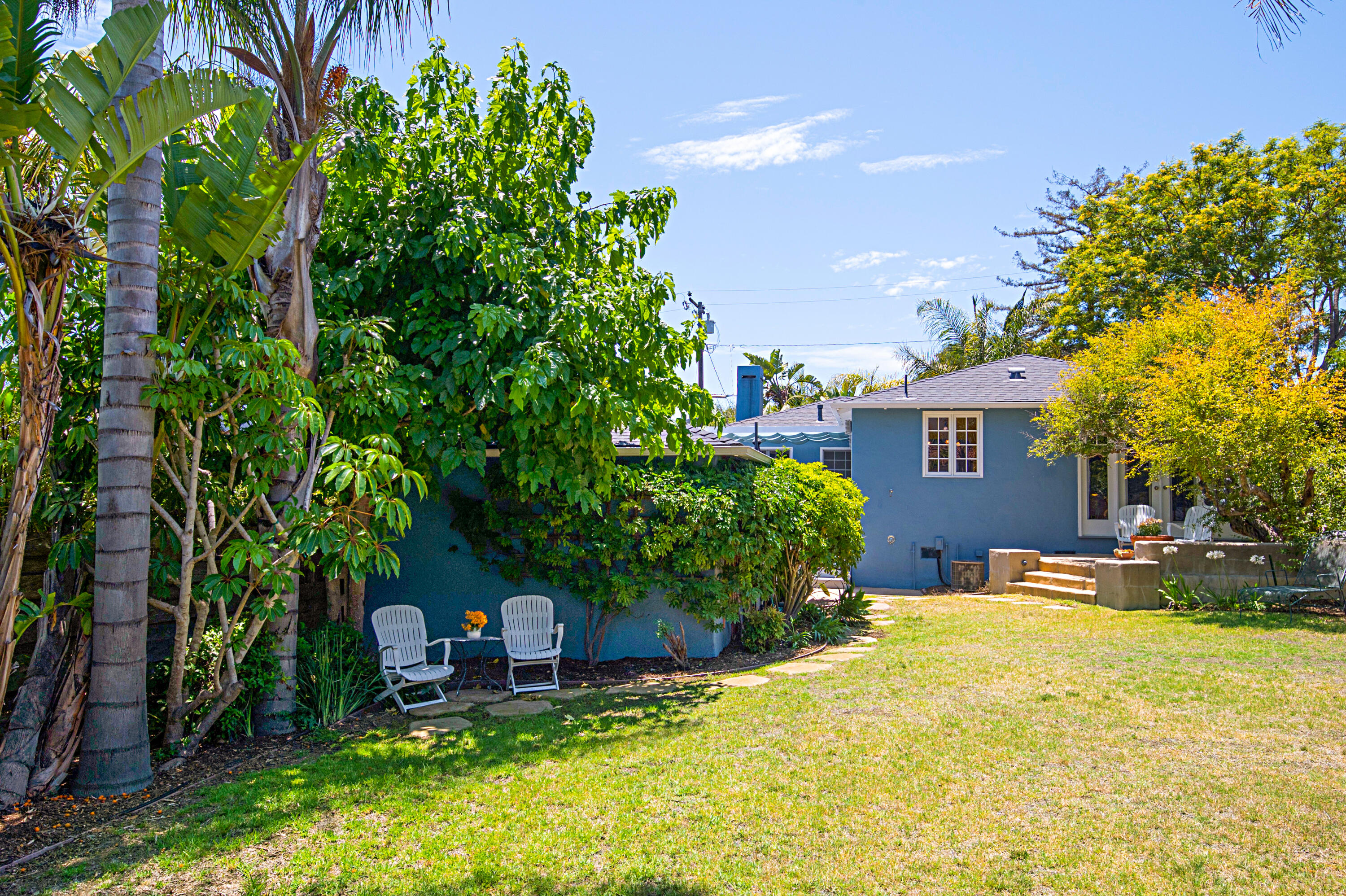 2932 Serena Road Santa Barbara, CA 93105 - Photo 23 of 26 Backyard With Secluded Sitting Area