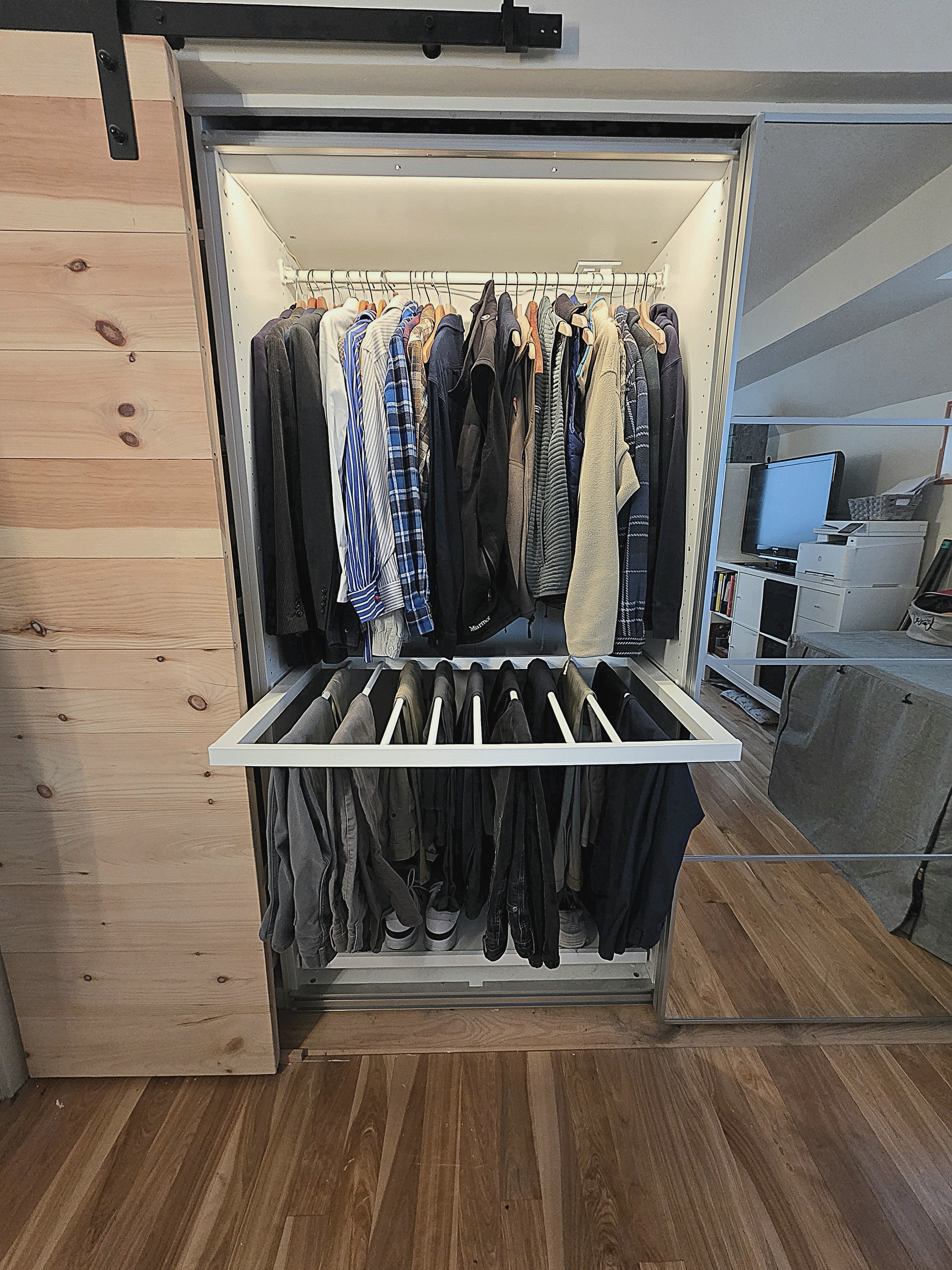 39 Heritage Village, Unit C Southbury, CT 06488 - Photo 26 of 39 Handy pull out racks in the closets provide additional storage space and who doesn't want a little extra storage space.