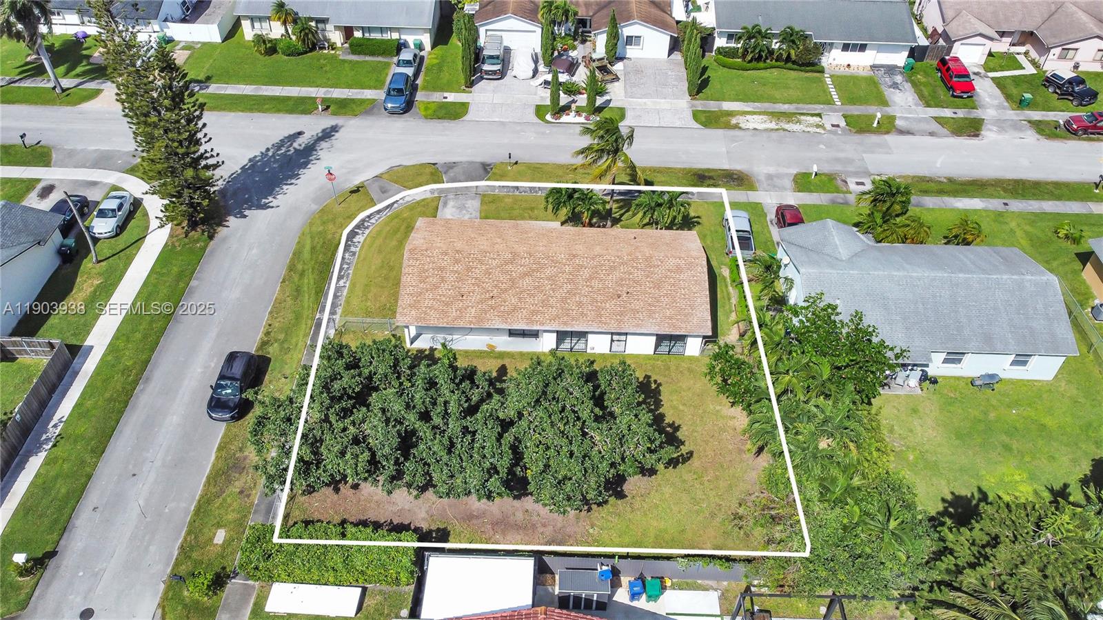 13224 Southwest 253rd Terrace Homestead, FL 33032 - Photo 8 of 19 an aerial view of a swimming pool