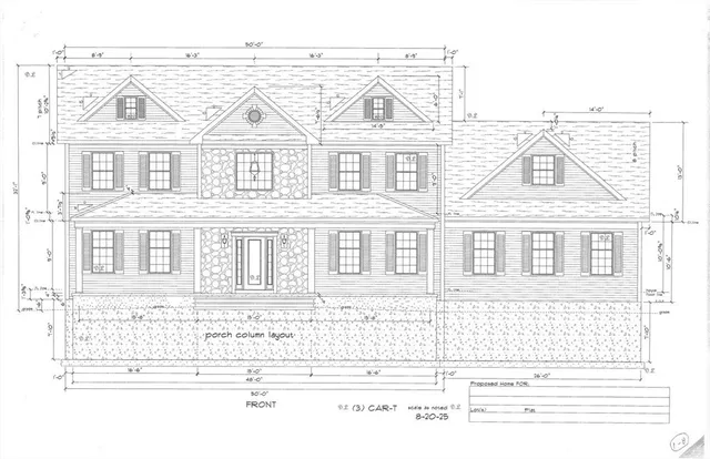 a black and white photo of a house