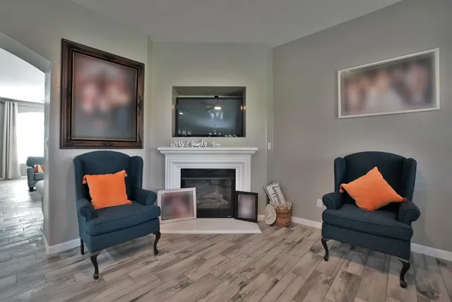 a bed room with a bed and a couch