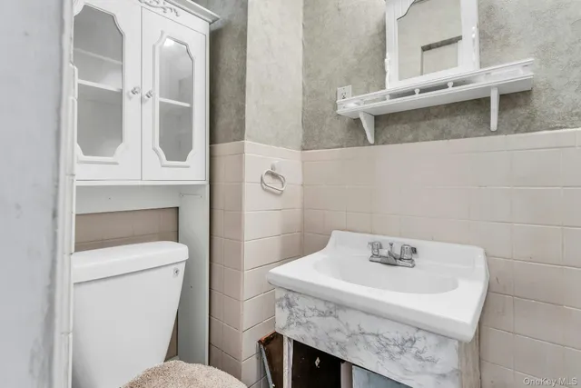 a bathroom with a sink and a toilet