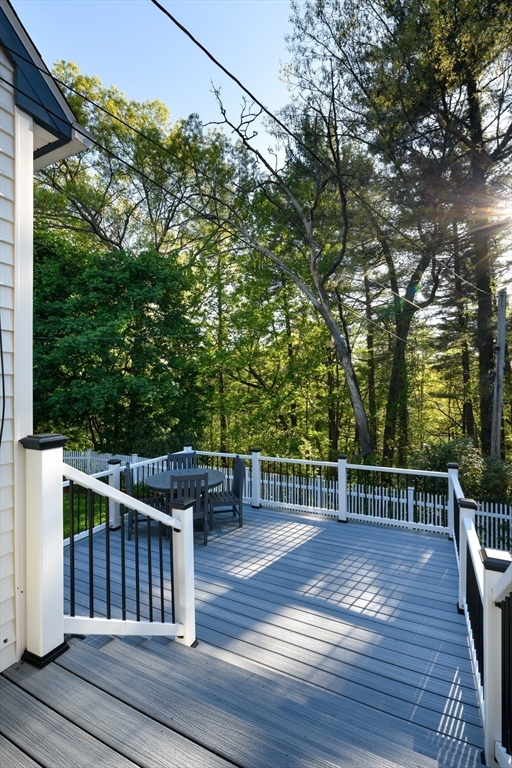 32 Westview Road Worcester, MA 01602 - Photo 17 of 18 a view of a roof deck with wooden floor and fence