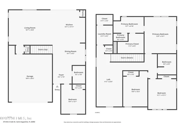 $445,000 | 374 Elm Crk Drive, St. Augustine, FL 32092