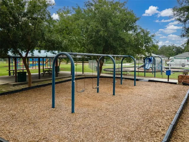 a small yard and green space