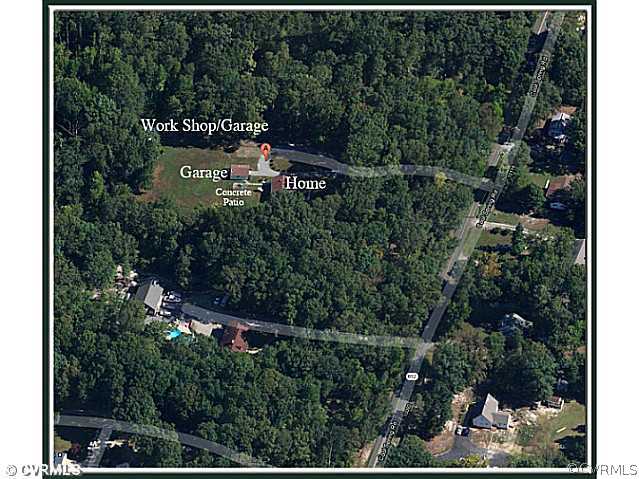 10109 Cool Spring Road Mechanicsville, VA 23116 - Photo 4 of 4 Aerial View