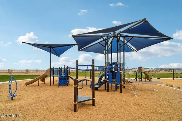 a view of an outdoor space with seating