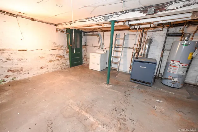 a picture of a bench in a room