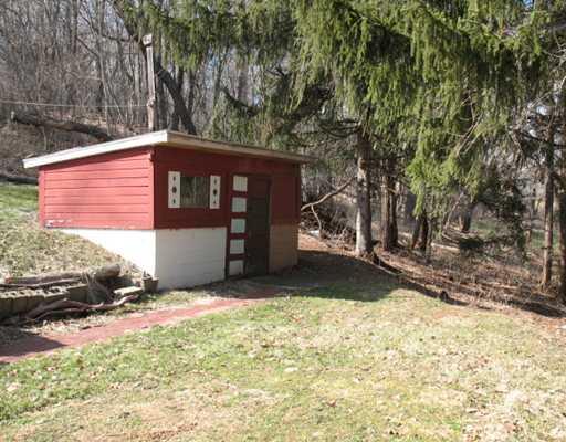 327 Wible Run Road Pittsburgh, PA 15209 - Photo 3 of 18 Exterior Front. Large shed dtorage for outdoor equipmant.