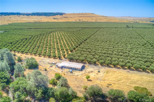 a backyard of a house with a yard and outdoor seating