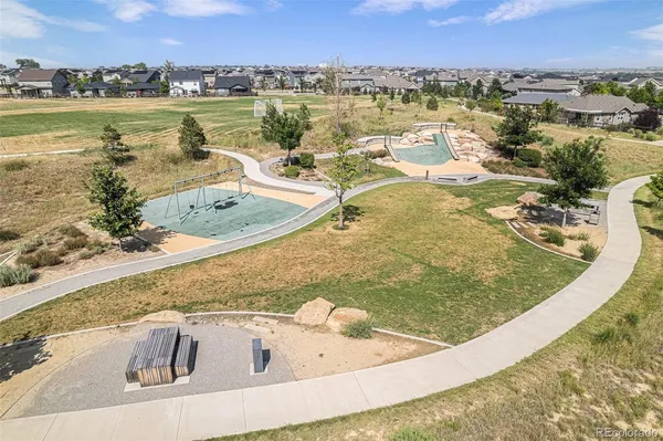 a view of a swimming pool with a lake