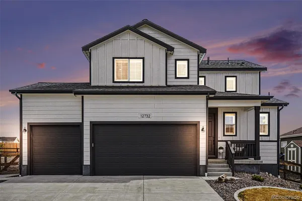 a front view of a house with yard
