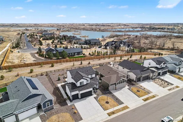 an aerial view of a ocean view
