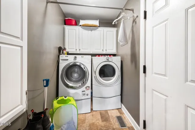 a view of a storage area with bicycles