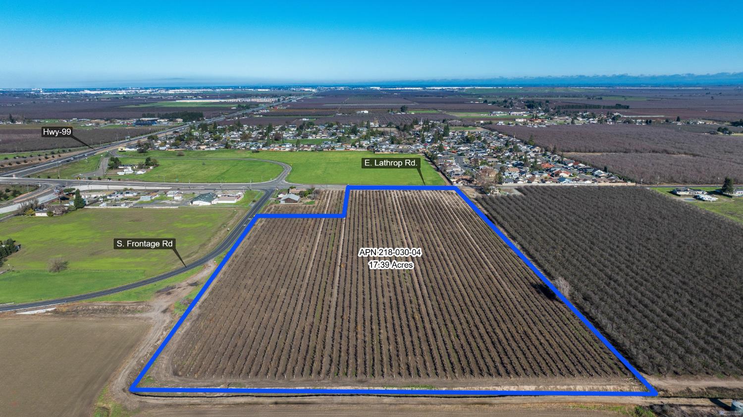 6288 East Lathrop Road Manteca, CA 95336 - Photo 5 of 16 an aerial view of a football ground