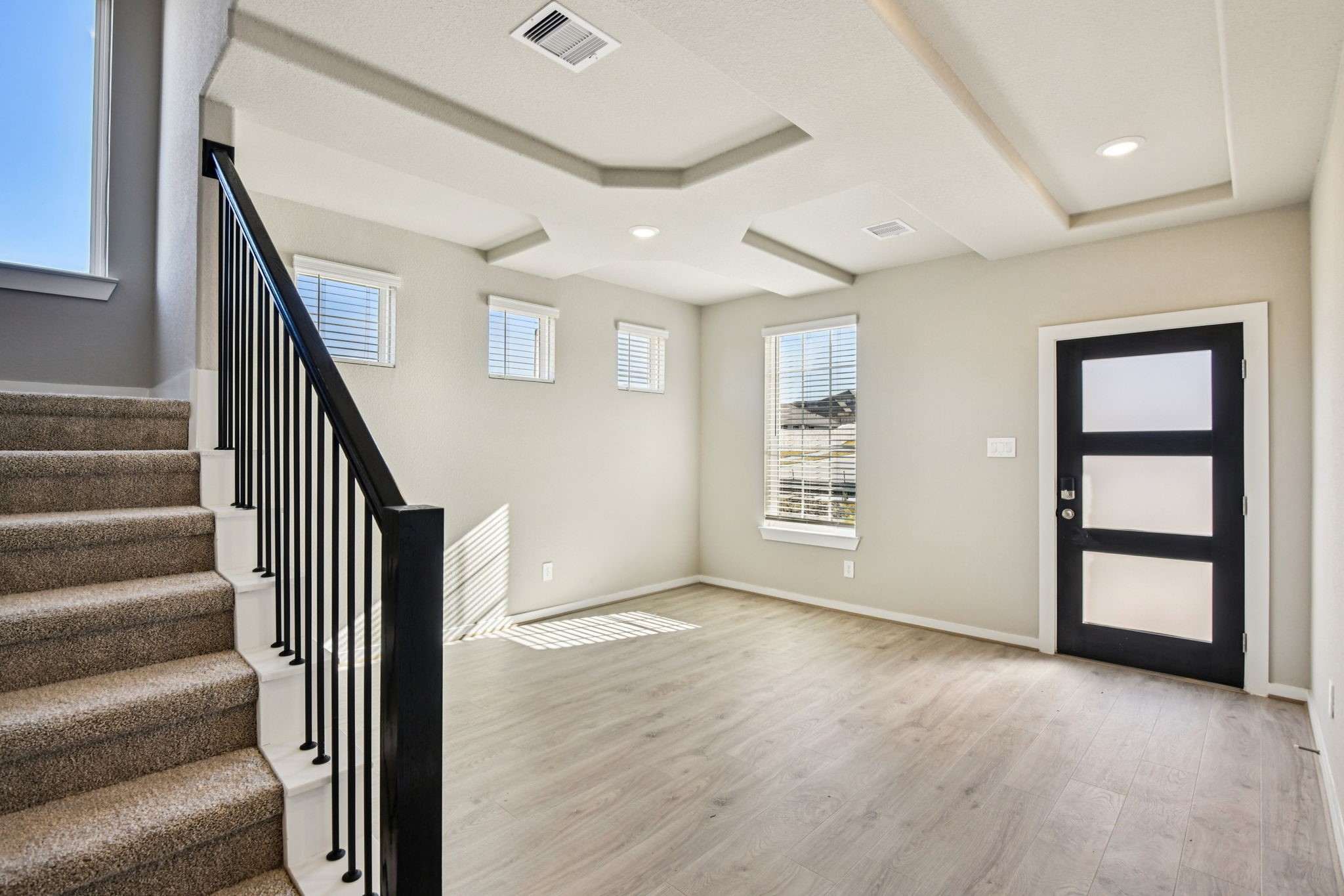 17892 Stone Terrace Montgomery, TX 77316 - Photo 5 of 49 a view of an empty room with stairs and ventilation