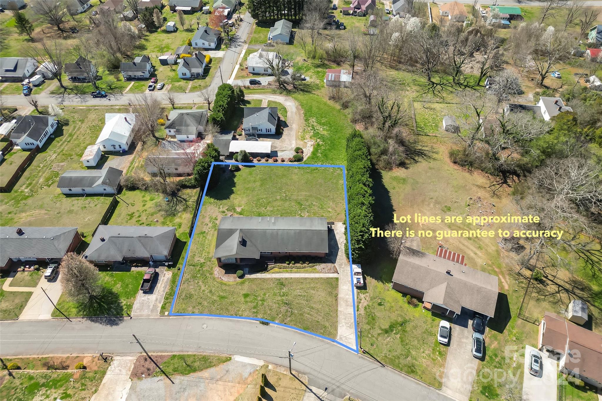 110 Stephens Drive Morganton, NC 28655 - Photo 28 of 29 an aerial view of residential houses with outdoor space