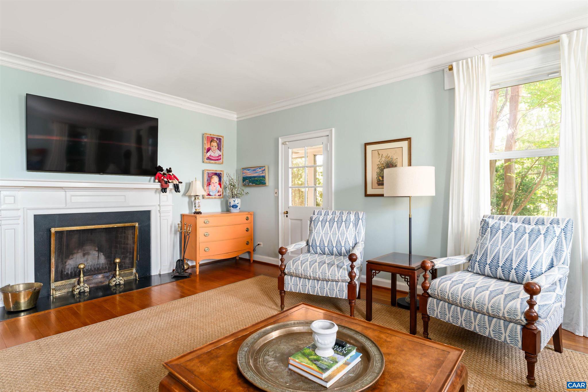 261 Blue Ridge Drive Orange, VA 22960 - Photo 5 of 52 a living room with furniture and a fireplace