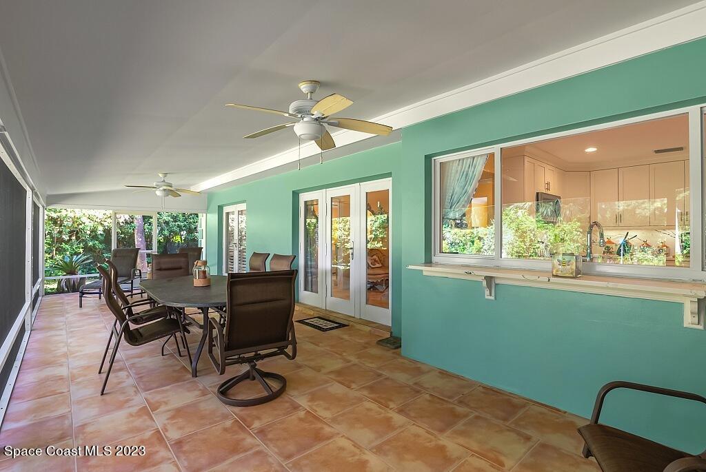4307 2nd Square Southwest Vero Beach, FL 32968 - Photo 17 of 46 a view of a dining room with furniture window and outside view
