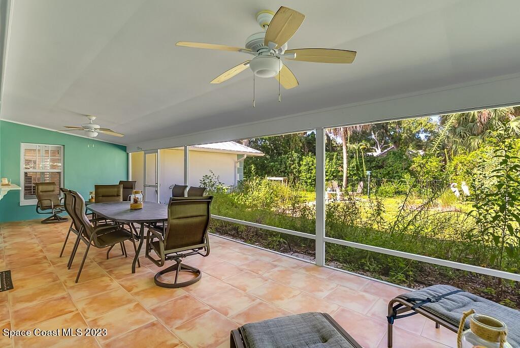 4307 2nd Square Southwest Vero Beach, FL 32968 - Photo 18 of 46 a view of a dining room with furniture window and outside view