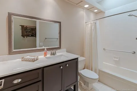 a view of a garden with pathway