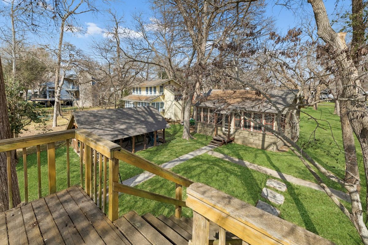 1307 Terminal Loop Road McQueeney, TX 78123 - Photo 11 of 23 a view of an outdoor space and deck