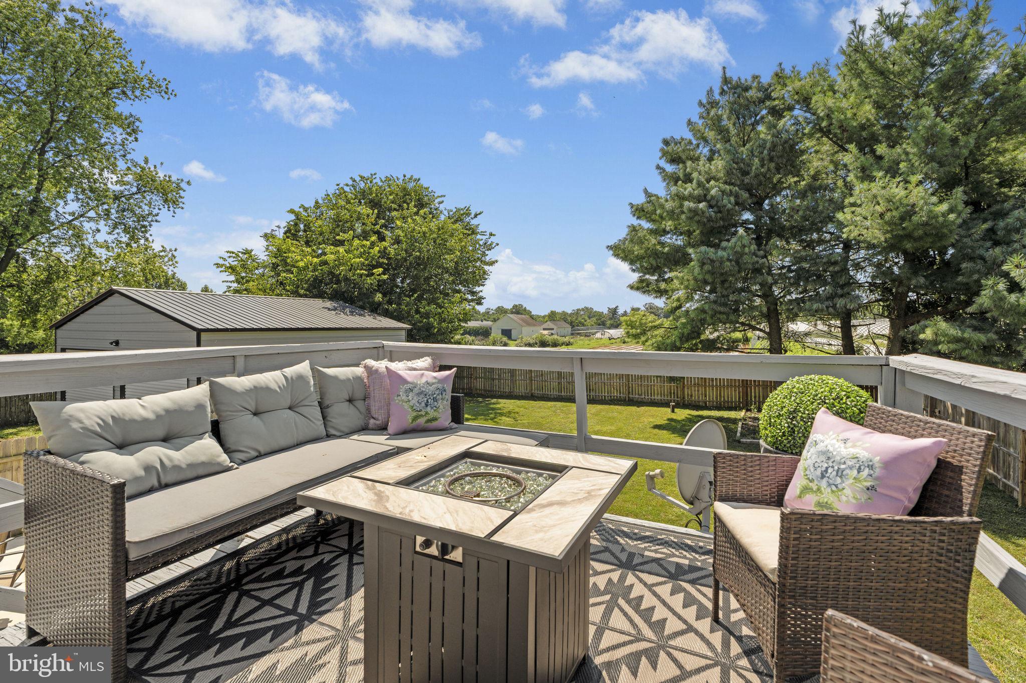 1165 Stellar Drive Mount Joy, PA 17552 - Photo 32 of 37 a view of a patio with couches chairs and a table