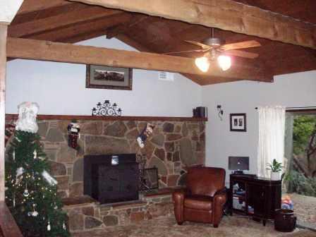 18800 Saddleback Ridge Road Cottonwood, CA 96022 - Photo 2 of 9 Living Room and Fireplace