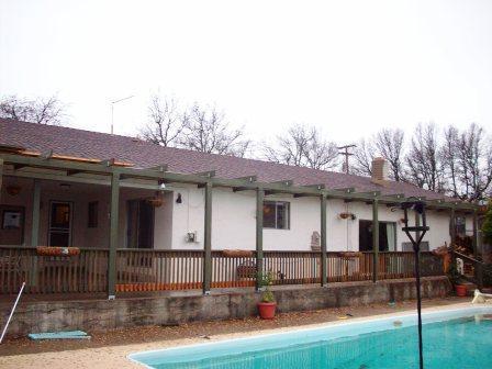 18800 Saddleback Ridge Road Cottonwood, CA 96022 - Photo 7 of 9 back patio and pool