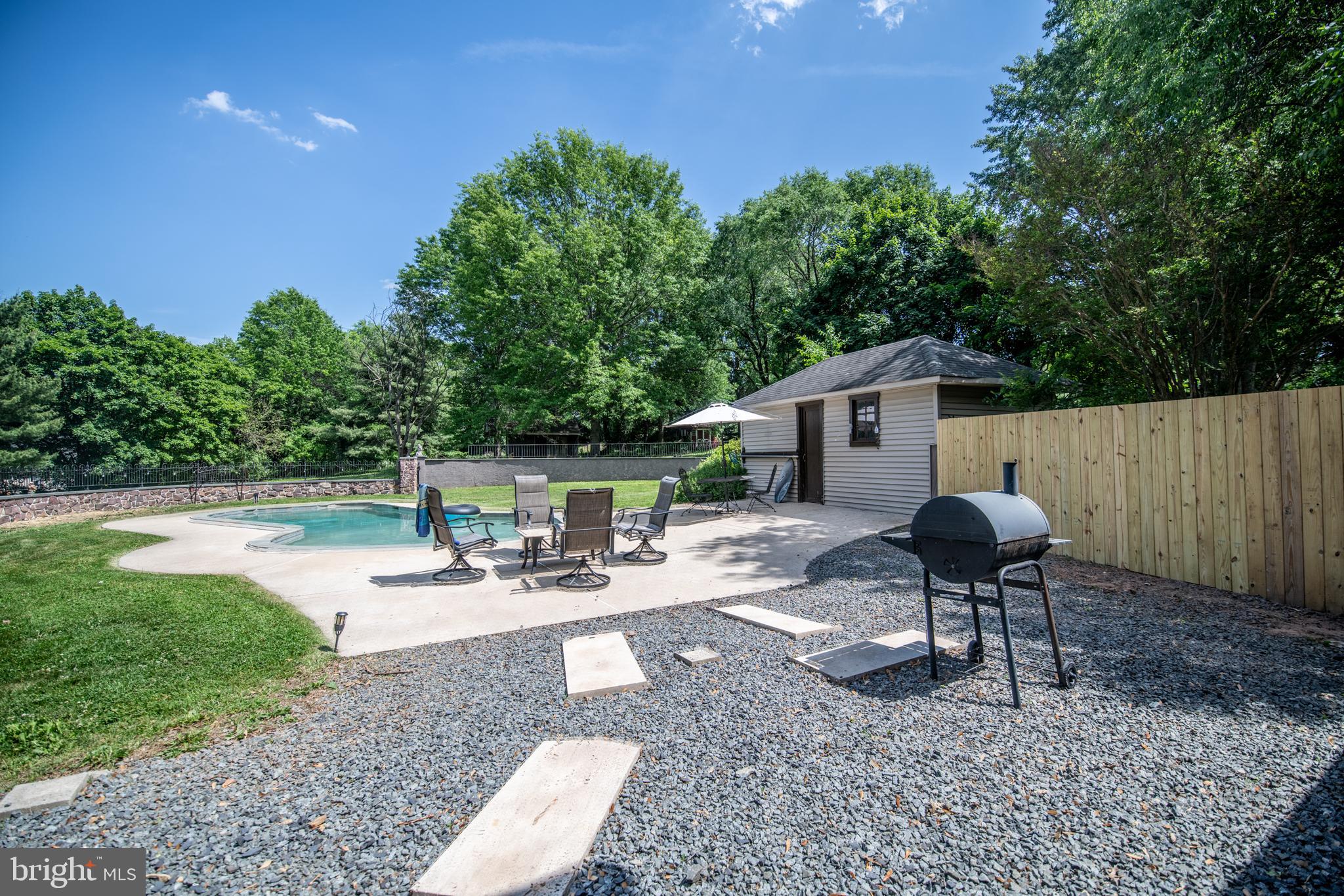 206 Reitnour Road Spring City, PA 19475 - Photo 41 of 55 Resort like pool with shed / potential pool house