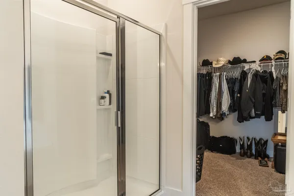 a view of walk in closet