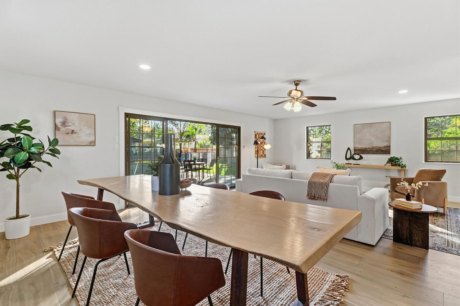2860 Tioga Way Sacramento, CA 95821 - Photo 3 of 53 a view of a dining room with furniture window and wooden floor
