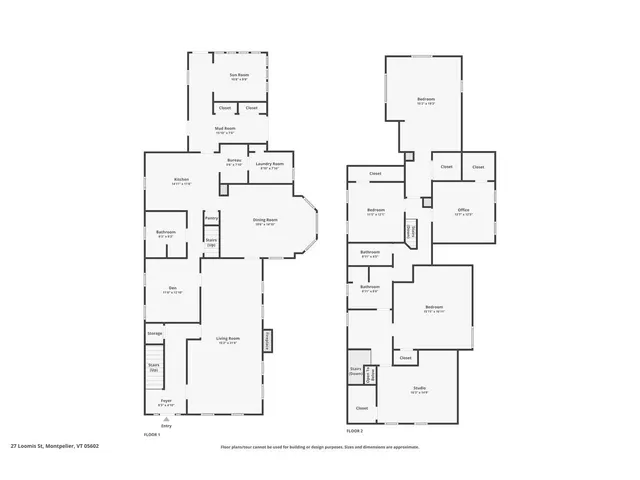 $995,000 | 27 Loomis Street, Montpelier, VT 05602