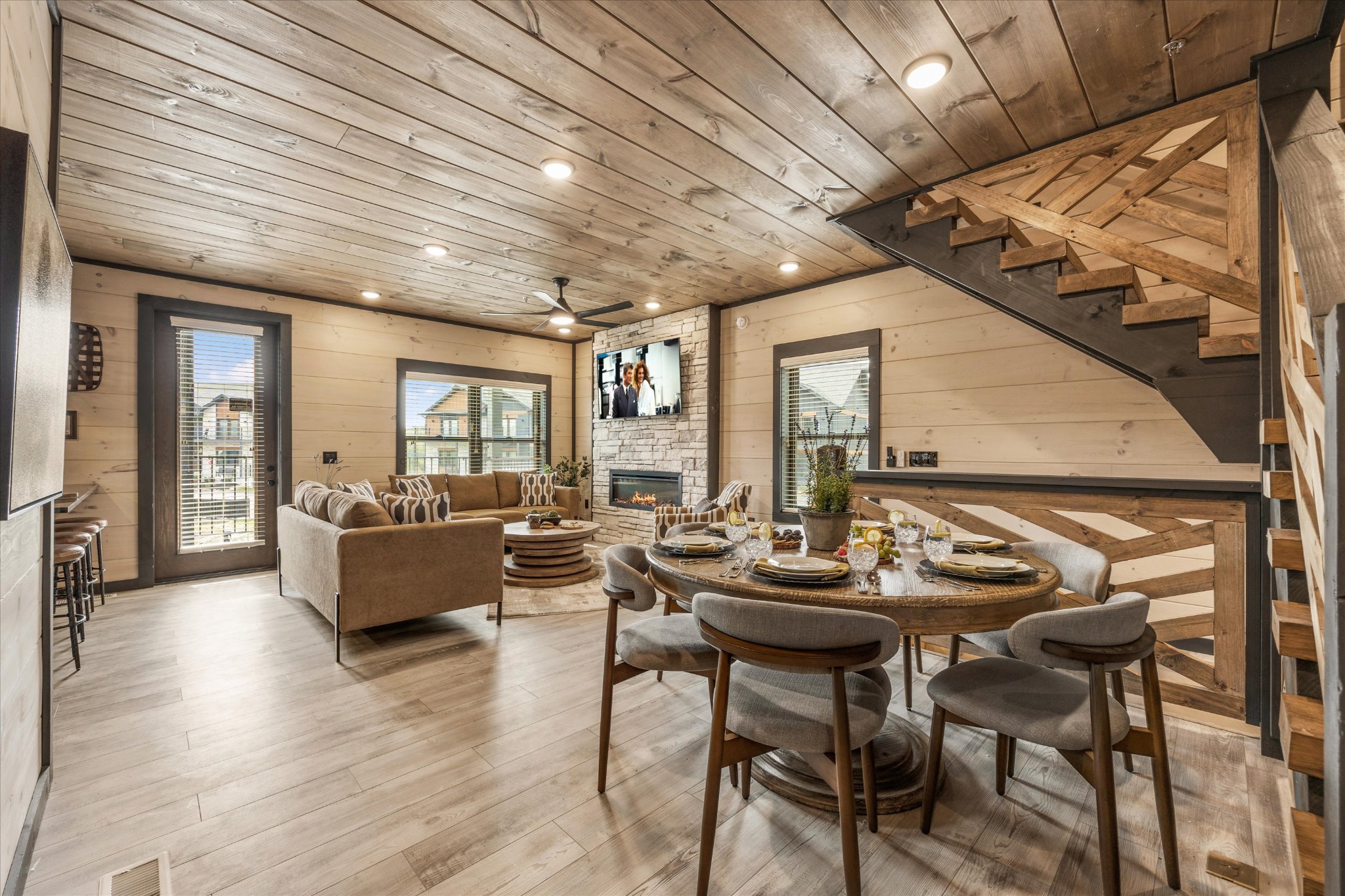 297 Rambling Crk Way Sevierville, TN 37862 - Photo 17 of 84 a view of a livingroom with furniture and window