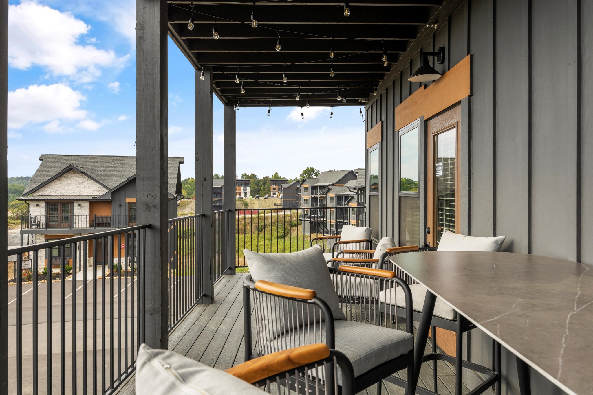 297 Rambling Crk Way Sevierville, TN 37862 - Photo 52 of 84 a view of balcony with furniture and wooden deck