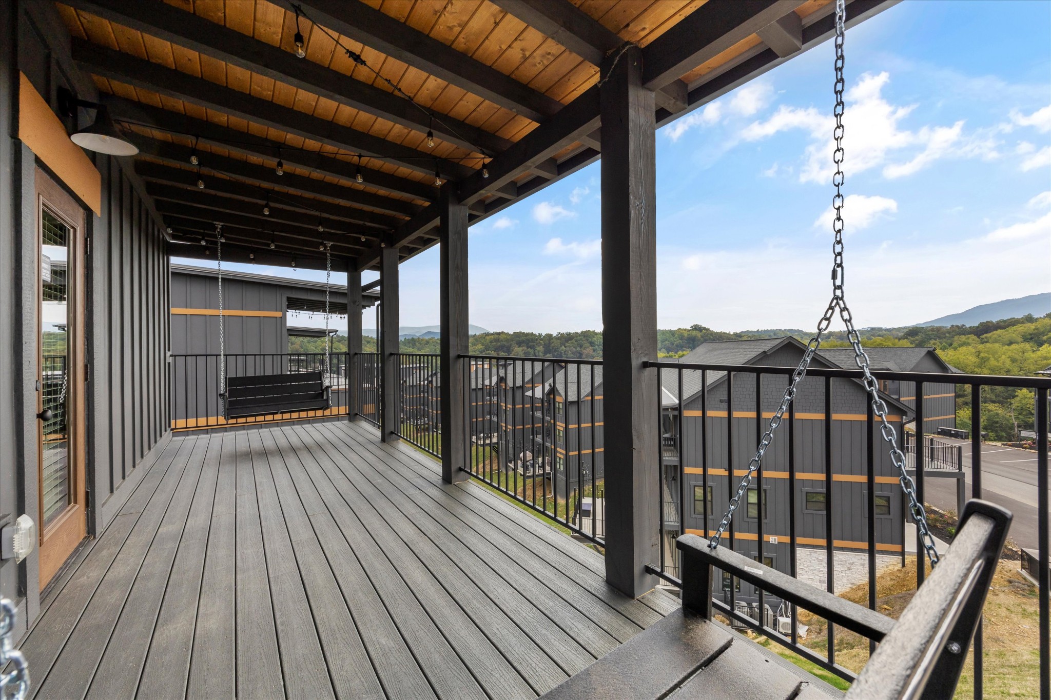 297 Rambling Crk Way Sevierville, TN 37862 - Photo 68 of 84 a view of a balcony with wooden floor