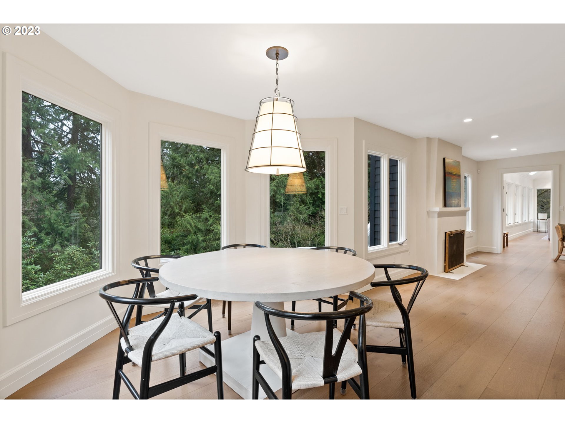 1991 South Palatine Hill Road Portland, OR 97219 - Photo 14 of 48 a view of a dining room with furniture window and outside view