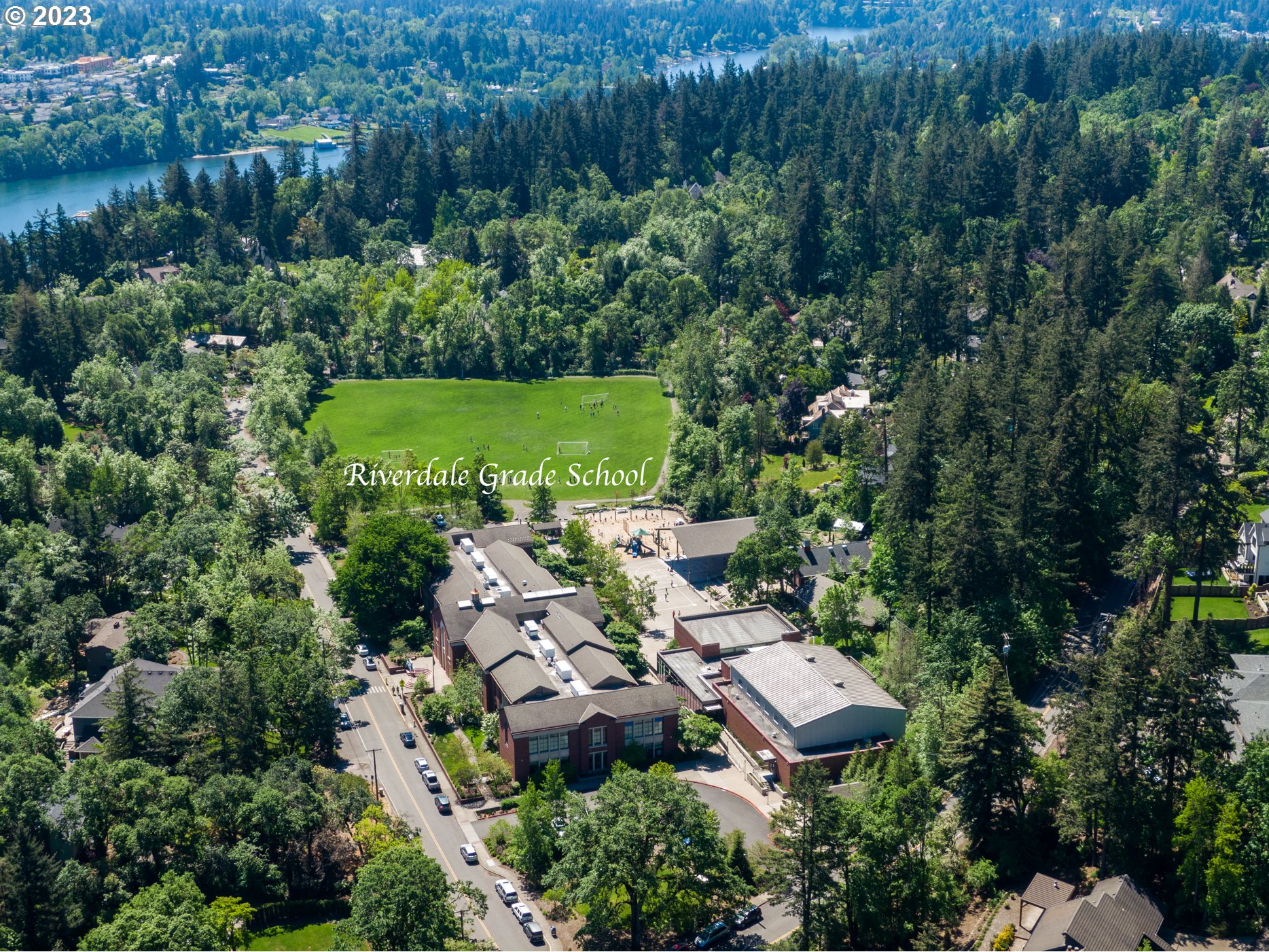 1991 South Palatine Hill Road Portland, OR 97219 - Photo 48 of 48 an aerial view of residential house with outdoor space and trees all around
