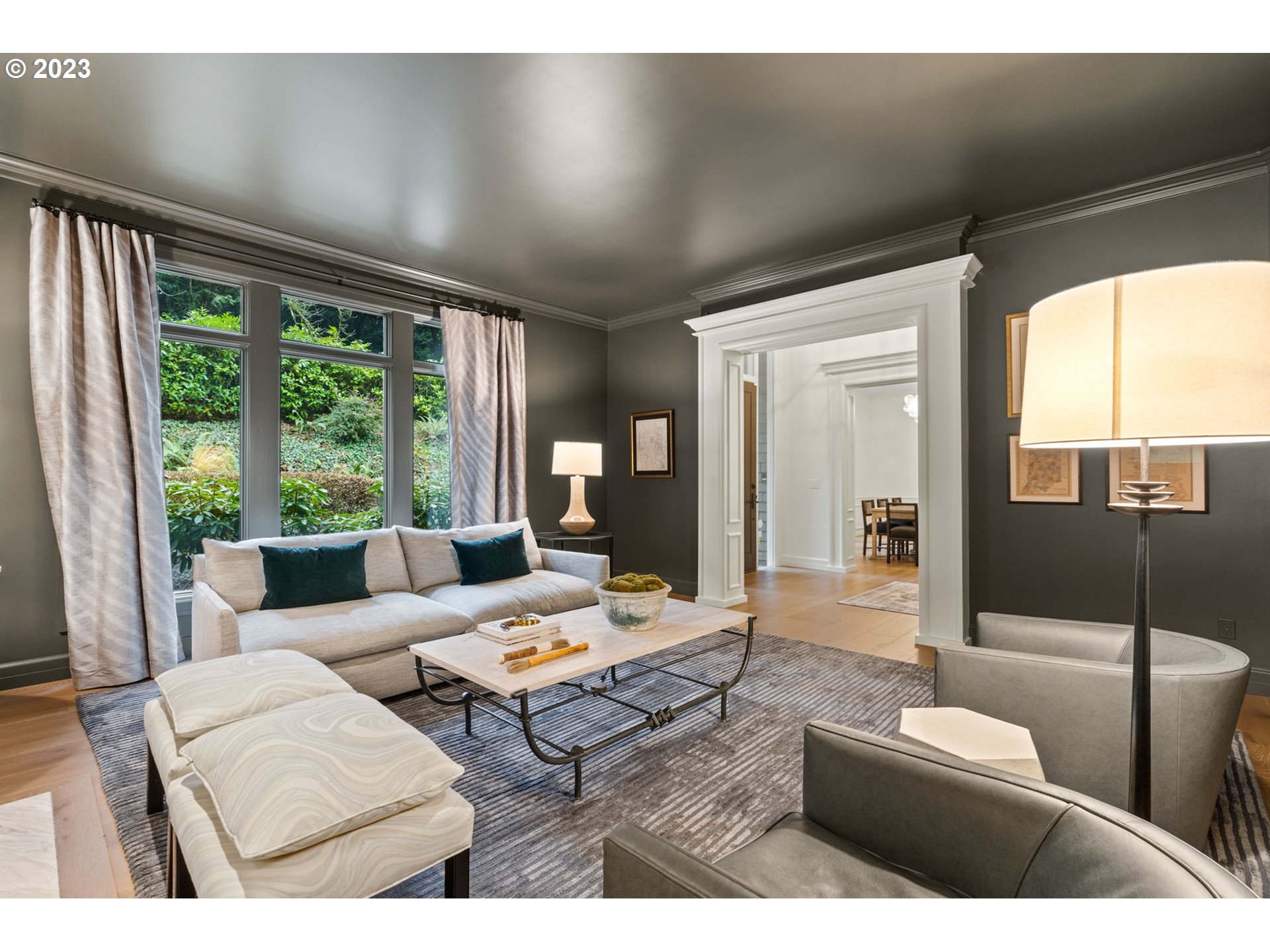 1991 South Palatine Hill Road Portland, OR 97219 - Photo 6 of 48 a living room with furniture and a large window