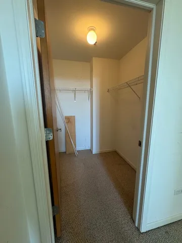 a view of hallway with a hallway