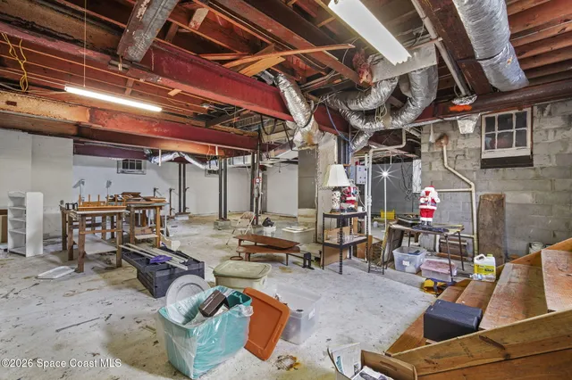 a view of storage and utility room