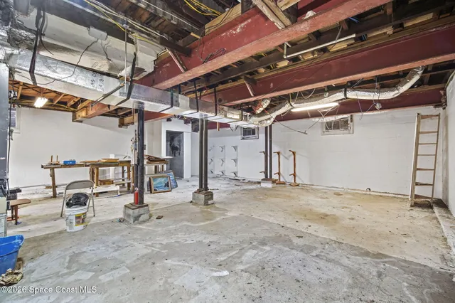 a view of empty room