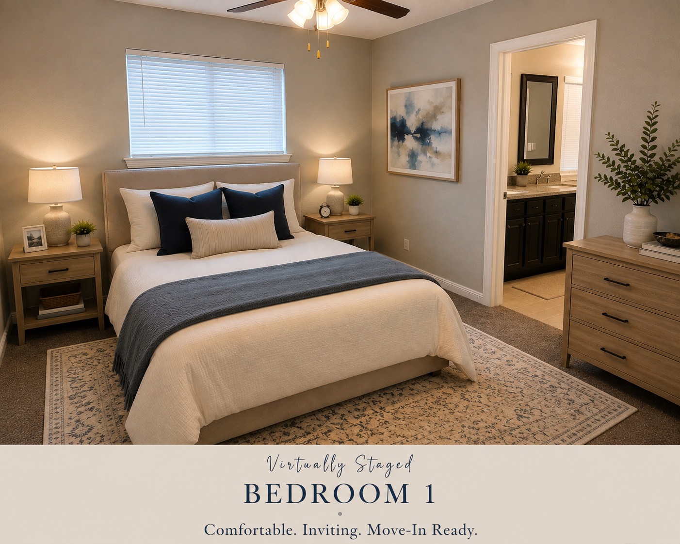 23314 Pennsgrove Road Spring, TX 77373 - Photo 18 of 22 Virtually Staged Bedroom 1