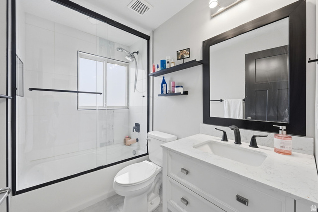 1795 South 200 West Bountiful, UT 84010 - Photo 14 of 37 Bathroom featuring vanity and enclosed tub / shower combo