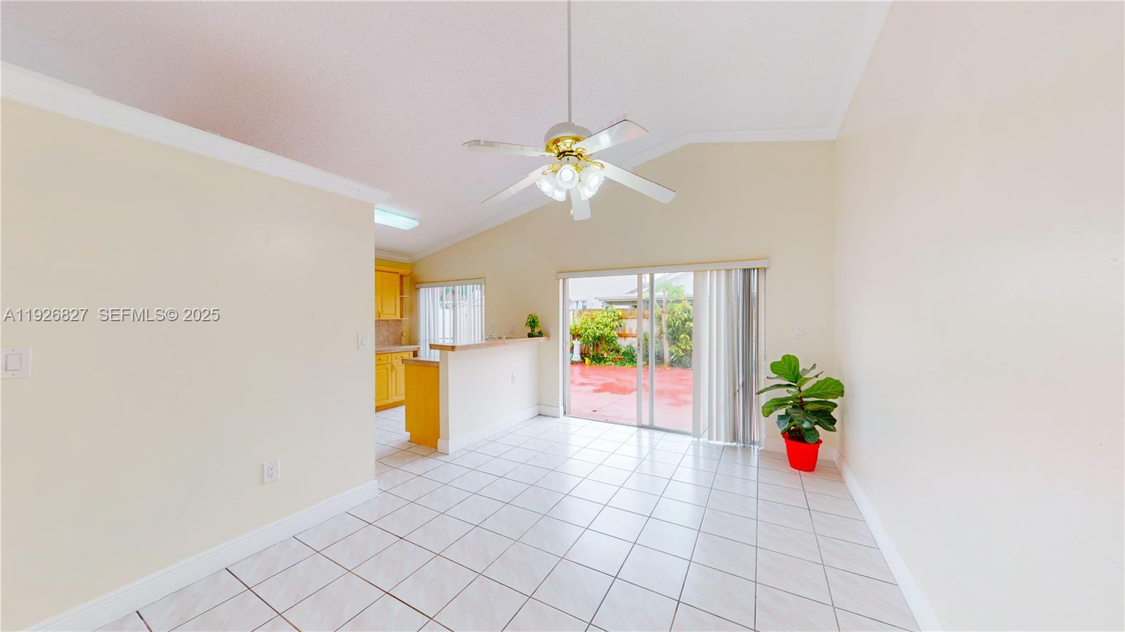 14288 Southwest 177th Street, Unit 1 Miami, FL 33177 - Photo 19 of 36 a view of an entryway with a flower pot