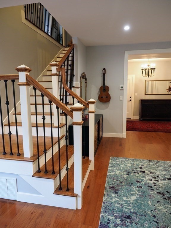 9 York Road Newton, MA 02468 - Photo 12 of 41 a view of entryway and hall with wooden floor