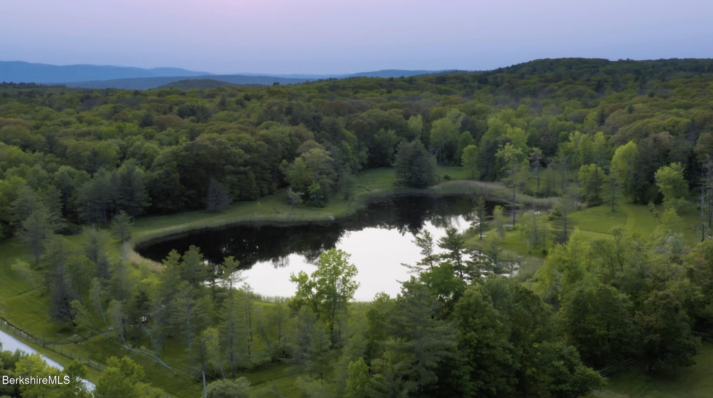 764 East Hill Road New Marlborough, MA 01259 - Photo 76 of 84 64_Ext_Pond Twilight
