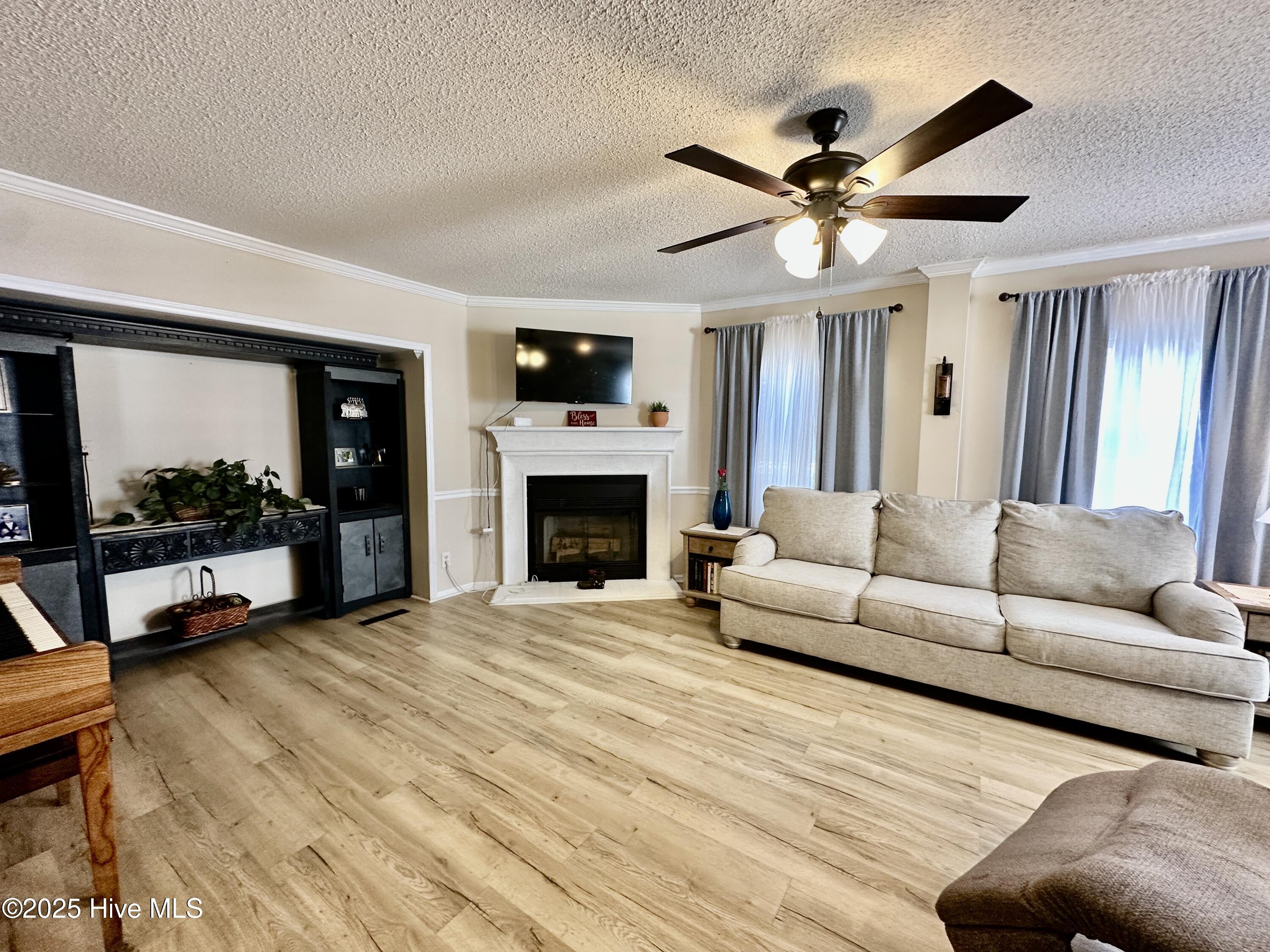 2910 Laurel Ridge Lane Kinston, NC 28504 - Photo 17 of 29 018 Den with Fireplace